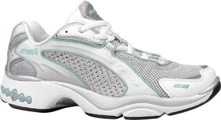 Women's Ryka N Gage Innovation Walk (7.5 M U.S. in White/Sea Glass/Silver)