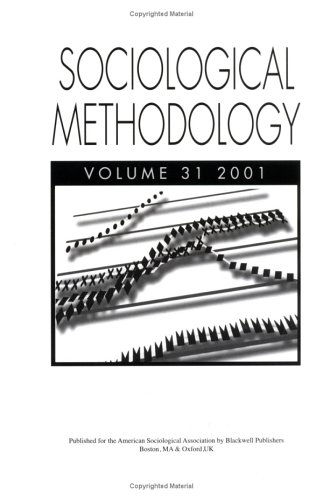 sociological methodology volume 31 2001