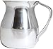 72 Oz. (Ounce) Aluminum Hot Chocolate Pitcher, w/Riveted Handle, Round Spouted Rim