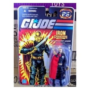 G.I. JOE Hasbro 25th Anniversary 3 3/4 Wave 5 Action Figure Iron Grenadier Leader Destro