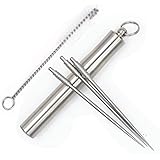 BangTi 3pcs Titanium Milled Toothpick+1pc Ti Holder Key Chain Pendant W/ Mini Ring