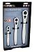 Allied 18995 VPro 3 Piece 1/4-Inch 3/8-Inch and 1/2-Inch Drive Ratchet Set