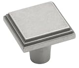 Amerock Manor 1-Inch Diameter Knob, Weathered Nickel #BP26117-WN