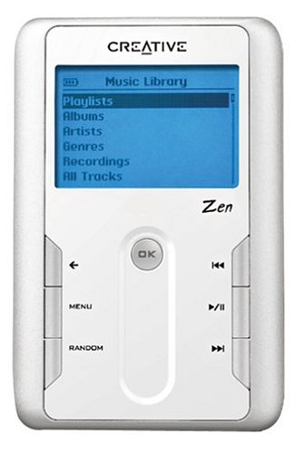 My MP3 Player: Creative Zen Tough 40gig
