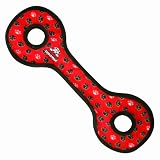 Tuffy's Ultimate Tug-O-War Dog Toy, Red Paws