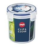 Emsa Clip and Close 18-Ounce Deep Round Storage Container