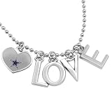 NFL Touch by Alyssa Milano Dallas Cowboys Love Necklace with Heart Team Logo