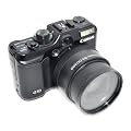 JJC replacement Canon FA-DC58B Filter Adapter. Compatible with Canon PowerShot G10, G11, G12