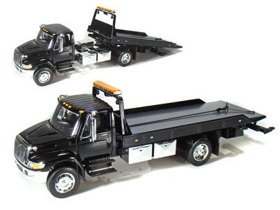 JADA 1/24 International Flatbed Tow Truck BLACK CAB
