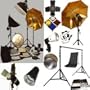 NEW Photography Lights Photo Studio Lighting Muslin Kit