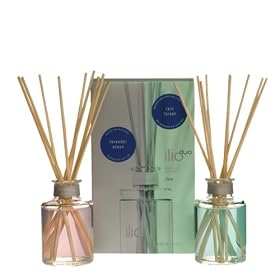 Ilio Modern Air Fragrance Diffuser Duo Pack - Lavender Ocean/ Rain Forest