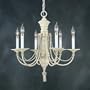 Thomas Lighting M2190-33 Provence - Six Light Chandelier, Ledgestone Finish