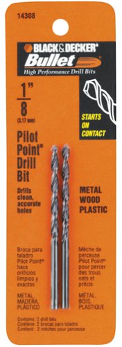 Black & Decker Accessories #19104 2PK 1/8 HSS Drill Bit