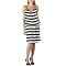 Mossimo® Striped Spaghetti Strap Dress - Black/White