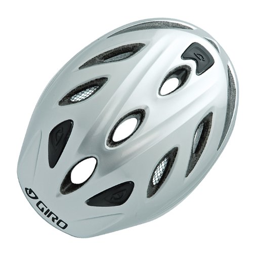GIRO(ジロ) スプリー(SPREE) SILVER シルバー サイズ46-50㎝ 子供用ライト付きヘルメット SPREE SILVER