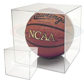 BCW BallQube Basketball Holder - Sports Memoriablia Display Case - Sportscards Collecting Supplies