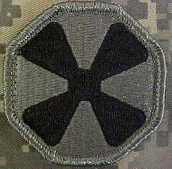 8th Army ACU Patch Foliage Green