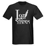 Lord of the Strings Dulcimer Music Dark T-Shirt by CafePress