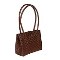 Salvaged Plastic Brown Tote "Toting Awareness Tote [Brown]" -Fair Trade Gifts