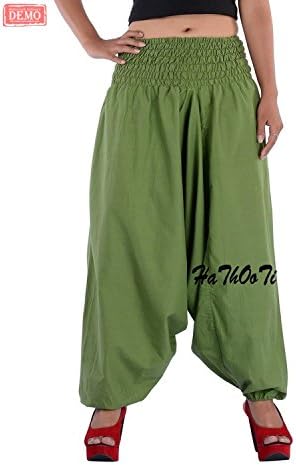 Hathooti - Indian Hippie Yoga Trouser Soft Comfortable Pants unisex