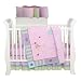 Sumersault Fun Fairies 4 pc Crib Set