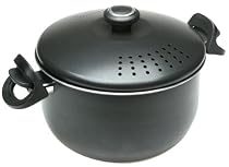 Farberware Nonstick Aluminum 6-Quart Covered Pasta and Straining Pot