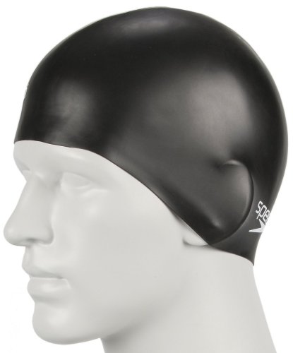 Speedo Silicon Moulded Cap Black