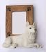 GERMAN SHEPHERD White DOG Photo Picture FRAME Figurine SF18W