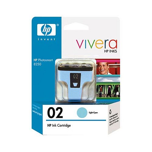 HP 02 Light Cyan Ink Cartridge (C8774WN)