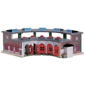 Thomas And Friends Wooden Railway - Deluxe Roundhouse