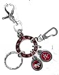 Chinese Year of the Ox Symbol Pewter Keychain