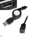 Ex-Pro Nokia Retractable Micro B MicroB USB 2.0 Cable for Nokia 2680 Slide, 3120 Classic, 3555, 3600 slide, 3610 fold, 5220 XpressMusic, 5310 XpressMusic, 5320 XpressMusic, 5610 XpressMusic, 5800 XpressMusic, 6210 Navigator, 6220 Classic, 6500 Classic, 6500 Slide, 6555, 6600 Classic, 6600 Slide, 6650 fold, 7310 SuperNova, 7510 SuperNova, 7900 Prism, 8600 Luna, 8800 Arte, E63, E66, E71, E71x, N78, N79, N81, N81 8Gb, N82, N85, N96, N810 Internet Tablet