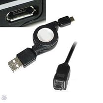 Ex-Pro Nokia Retractable Micro B MicroB USB 2.0 Cable for Nokia N8600 / 6500 classic / 6500 slide