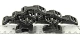 50 - 5/8" Economy Contoured Side Release Plastic Buckles