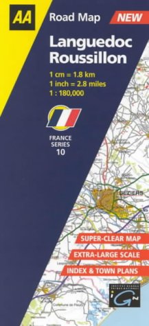 City Travel Guides Discounted  Books : Languedoc Roussillon (AA Road Map France)