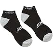 AXO Next No-Show 3 Pack Men's Racewear Socks - Black