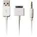 Audiokabel mit 3,5 mm Klinke + Ladekabel + USB für alle Apple iPod, iPhone, iPad