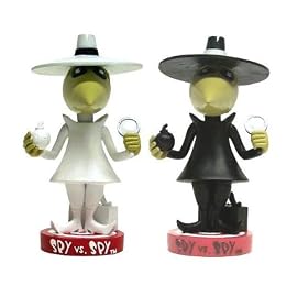 Mad Magazine Comics - Spy vs. Spy Black & White Spies Head Knockers Double-Set