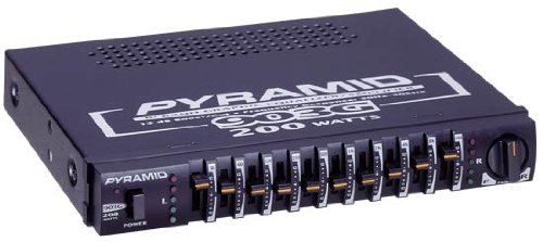Pyramid 903G 10 Band Half-Din Power Booster Graphic Equalizer Amplifier