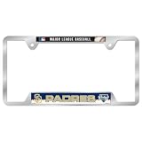 MLB San Diego Padres Metal License Plate Frame