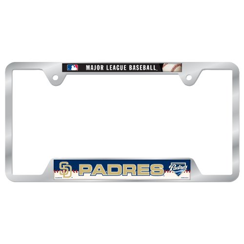 MLB San Diego Padres Metal License Plate Frame