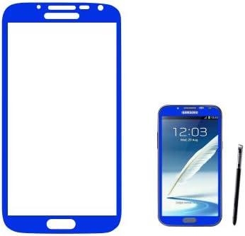 Coolbo Beautiful Phone Tempered Glass Screen Protector for Samsung Galaxy Note 2 (Blue)