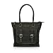 Olive n Figs 100% Pure Cotton Black Denim Office Tote