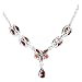 Produkt-Bild: Halskette Silberkette Collier mit Granat Silber Schmuck