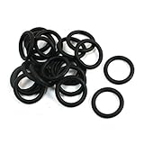 uxcell オイルシールリング　ブラック　オイルシールフィルタoリング　ガスケット　20個入り