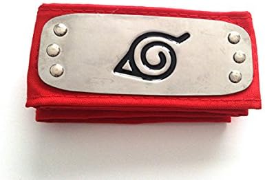 Naruto Leaf Village headband red color