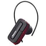 iBUFFALO (iPhone6s/6,iPhone6s Plus/6 Plus動作確認済) Bluetooth3.0対応 ステレオヘッドセット 片耳・両耳両対応モデル レッド BSHSBE32RD
