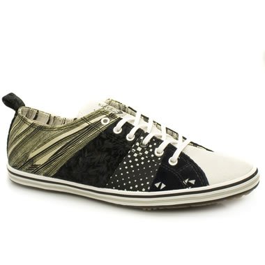 Paul Smith Musa Patch - 7 Uk - Black & White - Fabric