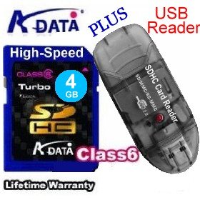 4GB ADATA SDHC
