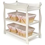 Badger Basket Sleigh Baby Changing Table - 02235